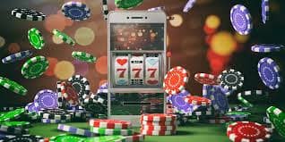 party77 live-dealer blackjack table displayed on mobile phone screen